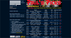 Desktop Screenshot of paulpicks.us