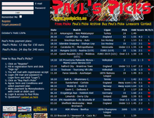 Tablet Screenshot of paulpicks.us
